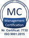 Certificat ISO 9001:2015, nr. 7732, Management Certification